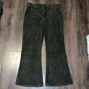 American Eagle Stretch Super Hi-Rise Flare Corduroy Pants